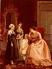 Francois-louis Lanfant De Metz Canvas Paintings - The Naughty Child